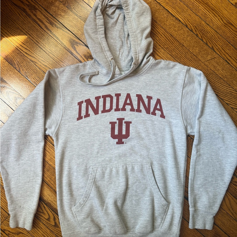 Indiana University Gray Hoodie Women’s Small